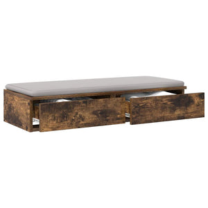 Bettschubladen Geräucherte Eiche 80 cm