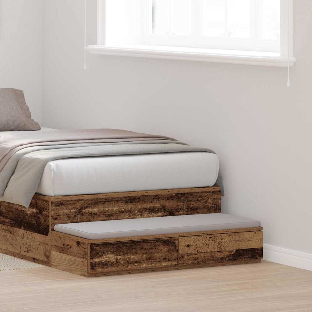 Bett Schublade Altholz 80cm