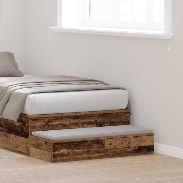 Bett Schublade Altholz 80cm