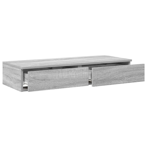 Bettschubladen Grau Sonoma 90x36,5x16,5 cm