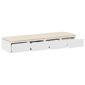 Bettschubladen Weiß 120 cm