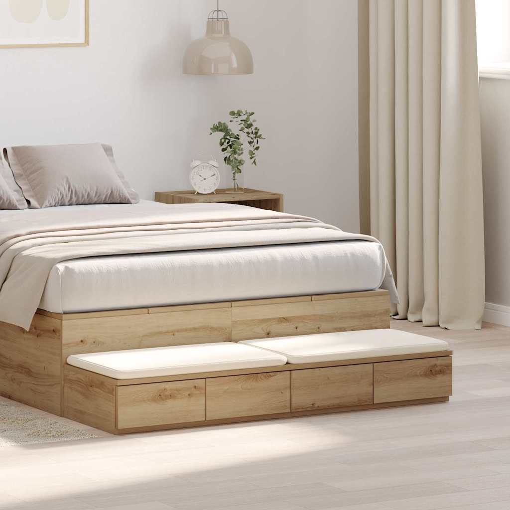 Bettschubladen Artisan Eiche 120 cm