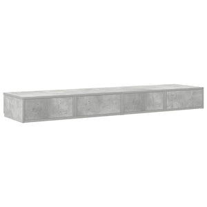 Bettschubladen Beton Grau 140 cm