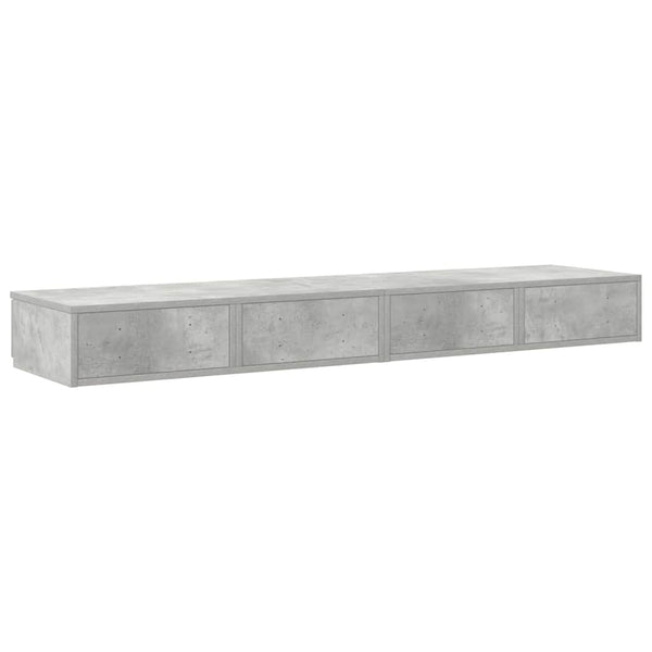 Bettschubladen Beton Grau 140 cm