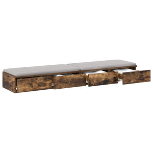 Bettschubladen Geräucherte Eiche 140 cm