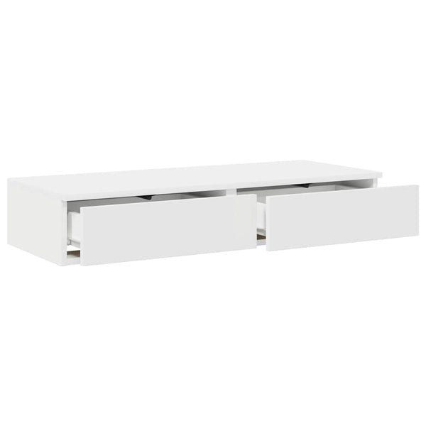 Weiße Bettschubladen 75 cm