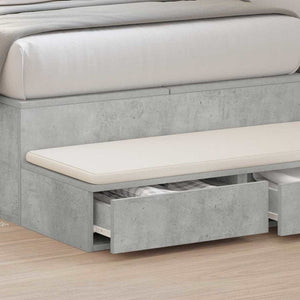 Bettschublade Beton Grau 75 cm