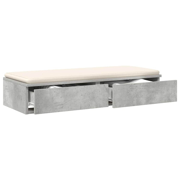 Bettschublade Beton Grau 75 cm