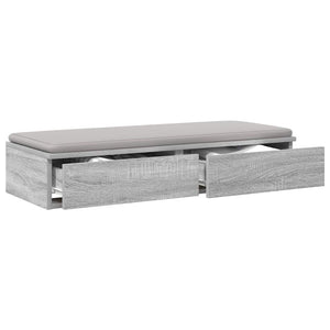 Bettschubladen Grau Sonoma 75 cm