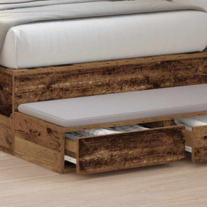 Bettschubladen Altholz 75 cm