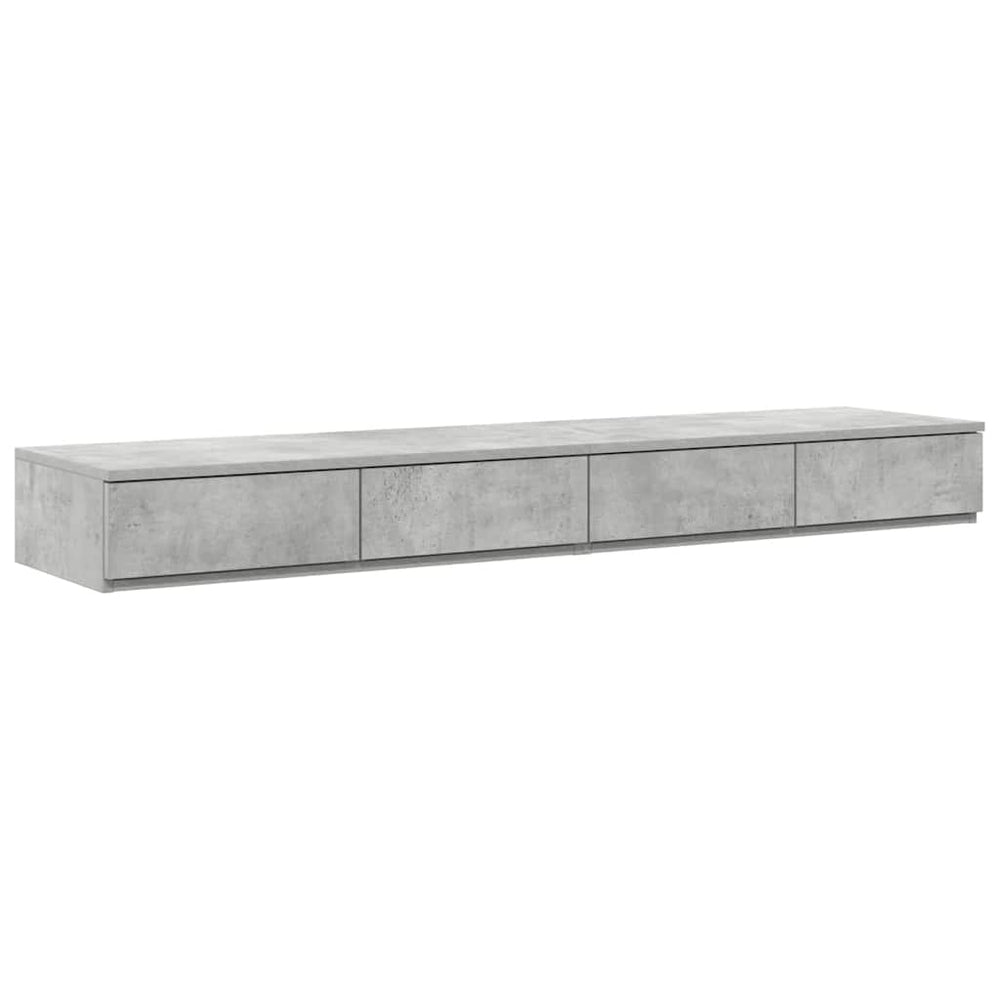 Bettschubladen Beton Grau 160 cm