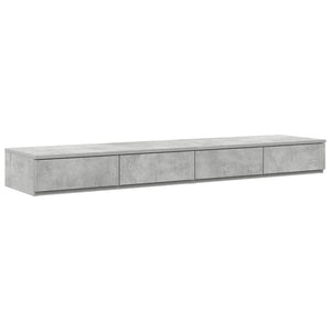 Bettschubladen Beton Grau 160 cm