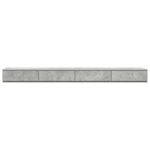 Bettschubladen Beton Grau 180 cm