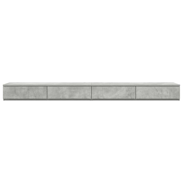 Bettschubladen Beton Grau 180 cm