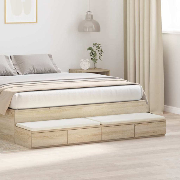Bettschubladen Sonoma-Eiche 135 cm