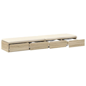 Bettschubladen Sonoma-Eiche 135 cm