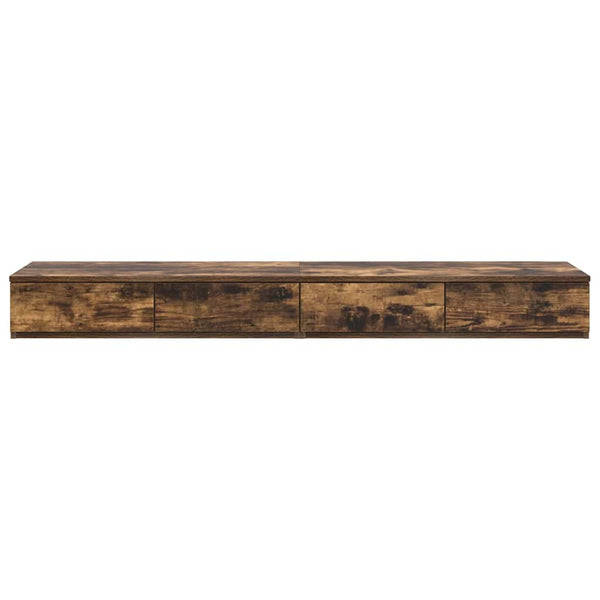 Bettschubladen Geräucherte Eiche 135 cm