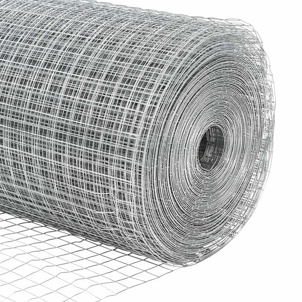 Geschweißter Drahtzaun Silber 1.6x25m