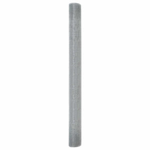 Geschweißter Drahtzaun Silber 1.6x25m