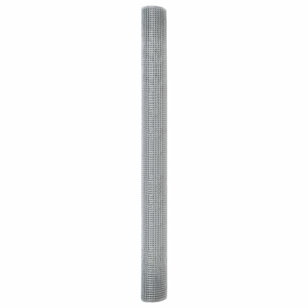 Geschweißter Drahtzaun Silber 1.6x25m