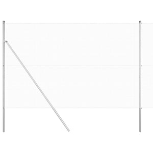Geschweißter Drahtzaun Silber 1.6x25m