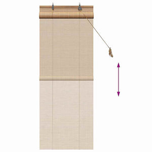 Bambus Rollo Braun 60x160 cm
