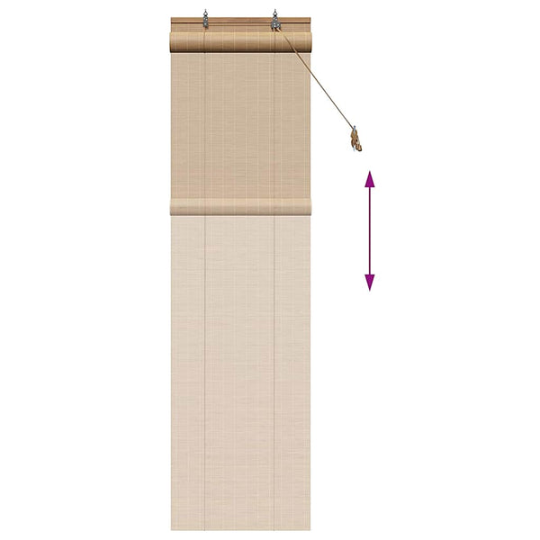 Bambus Rollo Braun 60x220 cm