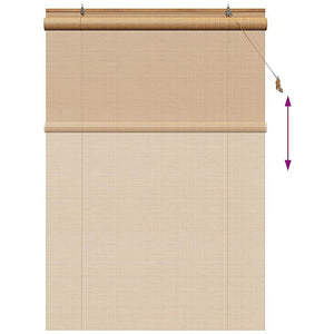 Bambus Rollo Braun 150x220 cm