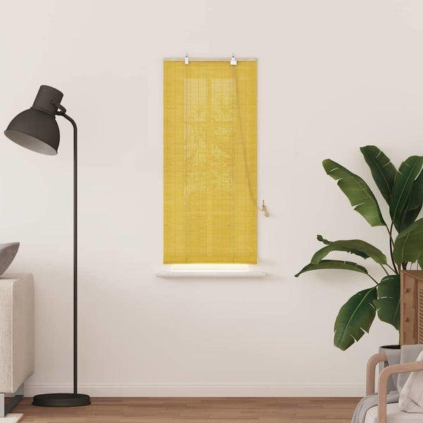 Gelbes Bambus Rollo 60x160 cm