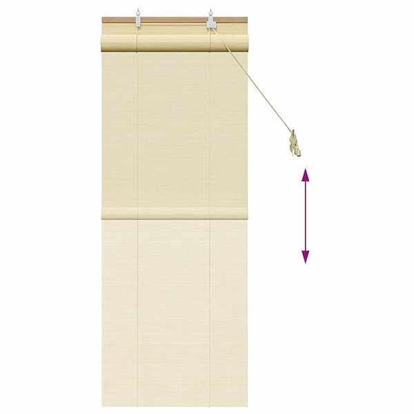 Bambus Rollo Natur 60x160 cm
