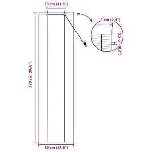 Bambus Rollo Natur 60x220 cm