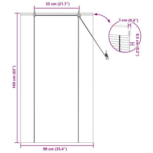 Bambus Rollo Natur 90x160 cm