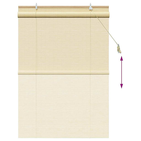 Bambus Rollo Natur 100x160 cm