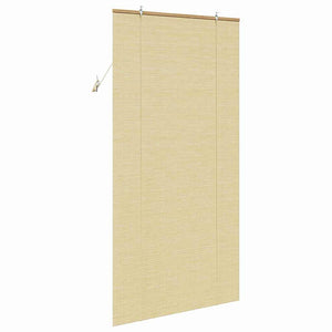 Bambus Rollo Natur 120x220 cm mit Vorhängen
