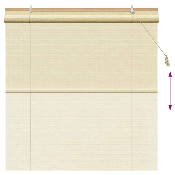 Bambus Rollo Natur 150x160cm
