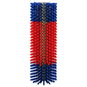 Kuhbürste Wandmontage Rot/Blau