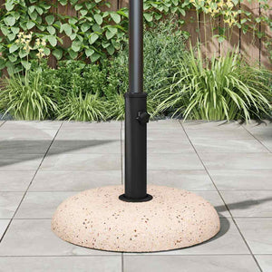 Gelber Sonnenschirmständer aus Beton, 20,9 kg