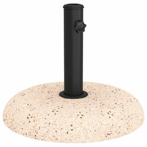 Gelber Sonnenschirmständer aus Beton, 20,9 kg