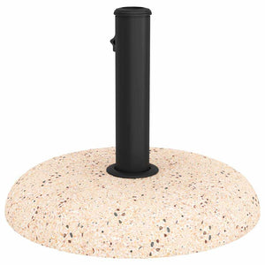 Gelber Sonnenschirmständer aus Beton, 20,9 kg