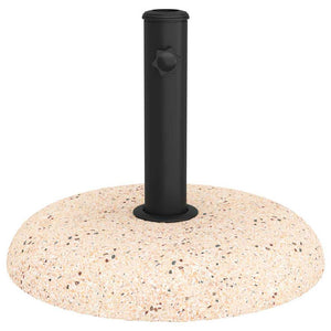 Gelber Sonnenschirmständer aus Beton, 20,9 kg