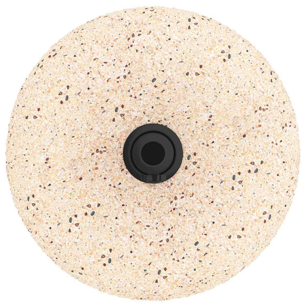 Gelber Sonnenschirmständer aus Beton, 20,9 kg