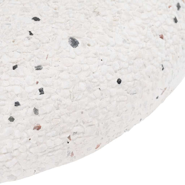 Weißer Sonnenschirmständer aus Beton, 20,9 kg