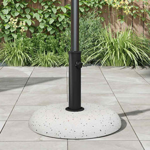 Weißer Sonnenschirmständer aus Beton, 20,9 kg