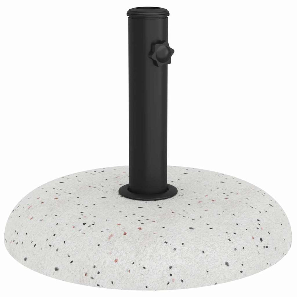 Weißer Sonnenschirmständer aus Beton, 20,9 kg