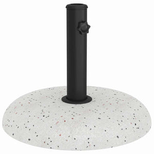 Weißer Sonnenschirmständer aus Beton, 20,9 kg