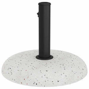 Weißer Sonnenschirmständer aus Beton, 20,9 kg