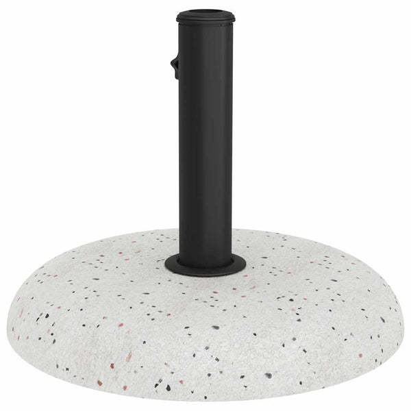 Weißer Sonnenschirmständer aus Beton, 20,9 kg