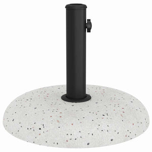Weißer Sonnenschirmständer aus Beton, 20,9 kg
