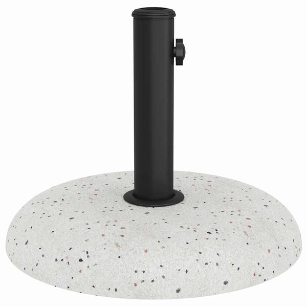 Weißer Sonnenschirmständer aus Beton, 20,9 kg