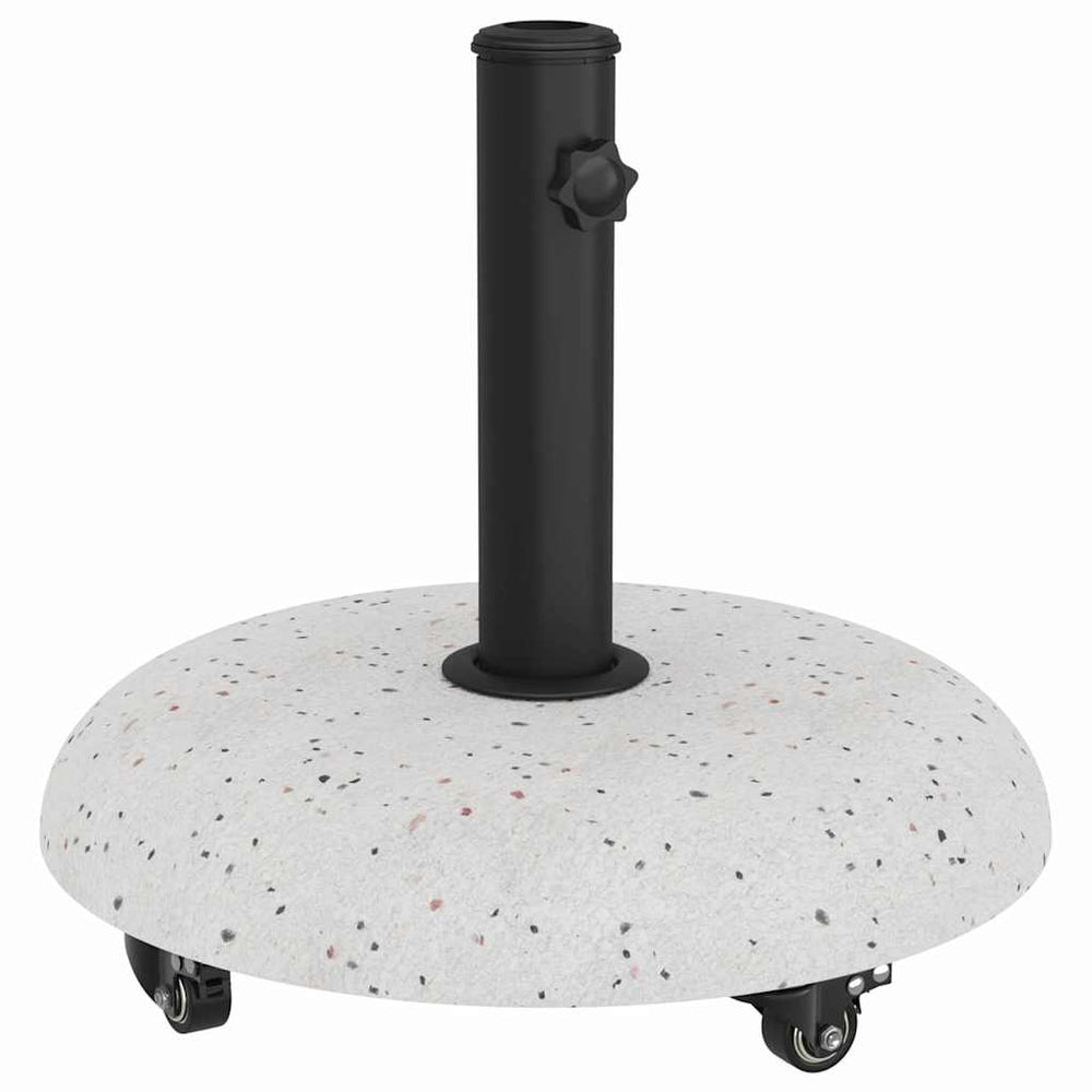 Weißer Sonnenschirmständer Beton 21kg